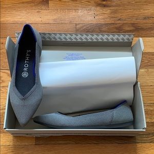 Brand new Rothy’s Point Flat, Sz 9